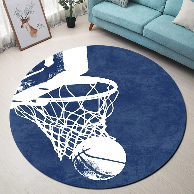 Kids Outdoor Floor Cushions - Bóng Rổ Tròn Thảm Và Thảm
