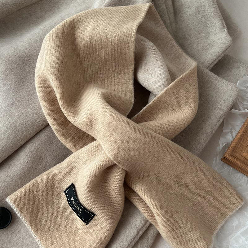 Kids Outdoor Wear - Solid Color 100% Pure Wool Double‑Sided