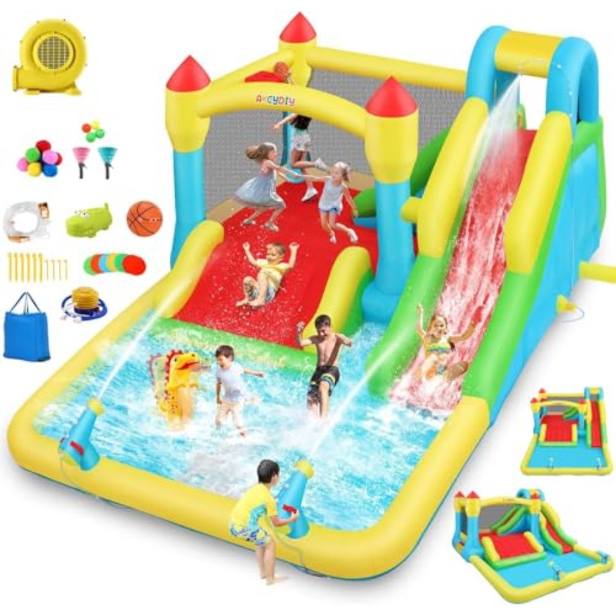 Outdoor/Indoor inflatable wate - đánh giá và giá Kids Outdoor Water Slide