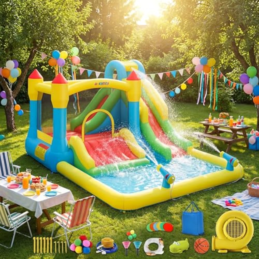 Outdoor/Indoor inflatable wate - đánh giá và giá Kids Outdoor Water Slide
