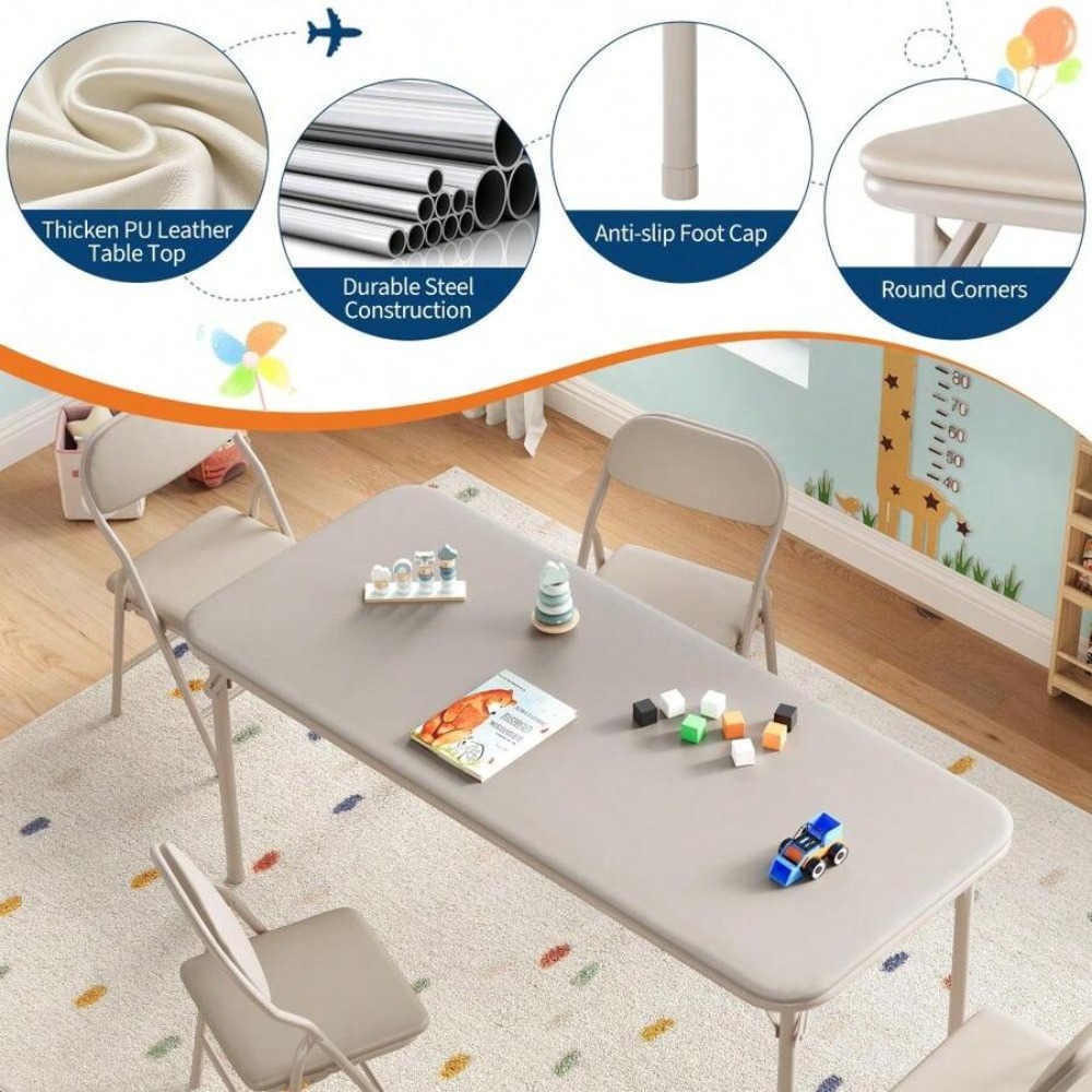 Kids Activity Table Set Foldin - đánh giá và giá Kids Outdoor Furniture Set