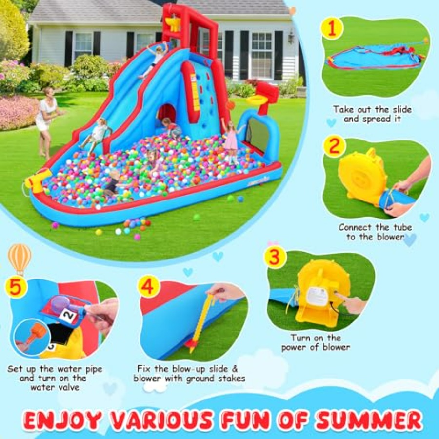 Backyard outdoor water slide i - đánh giá và giá Kids Outdoor Water Slide