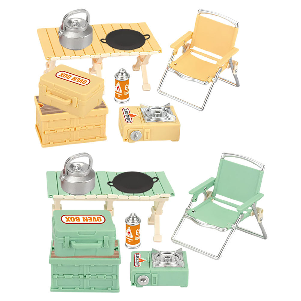 16Pcs Compact Miniature Outdoo - đánh giá và giá Kids Outdoor Furniture Set