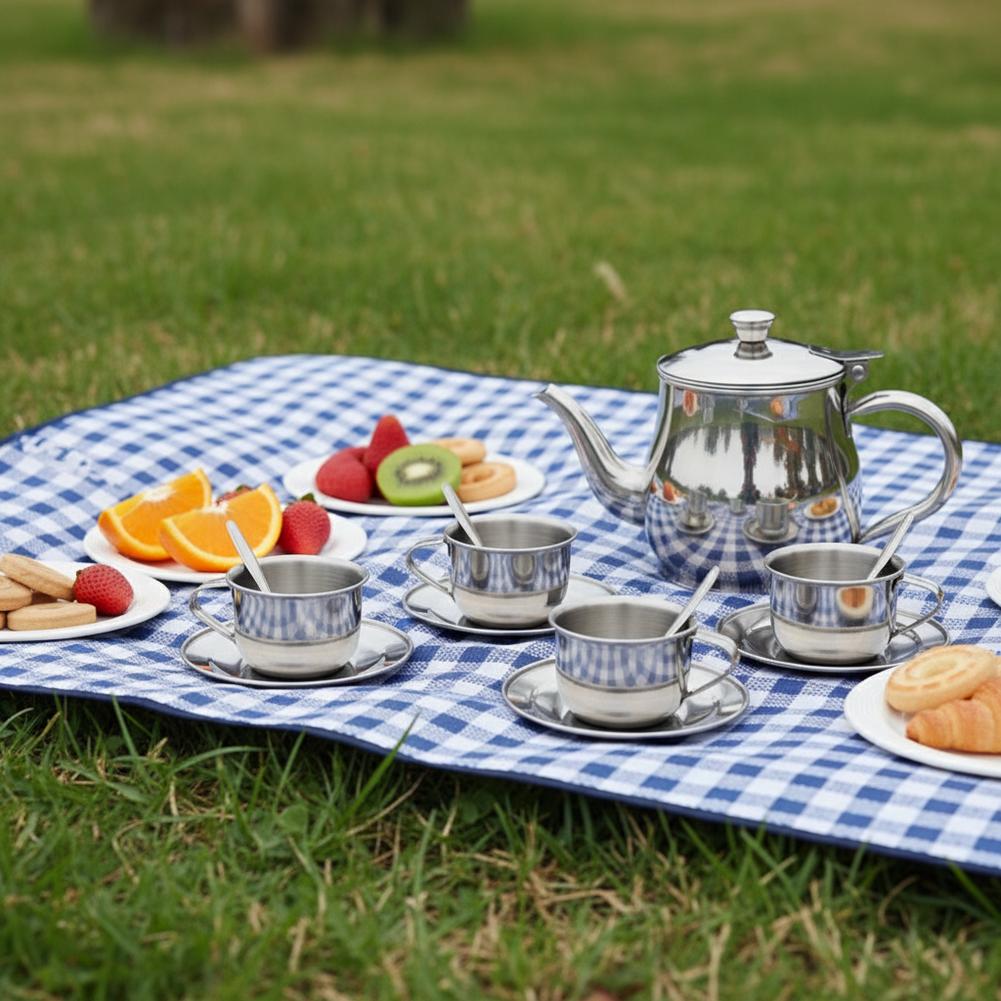 Kids Stainless Steel Tea Set T - đánh giá và giá Kids Outdoor Kitchen Diy