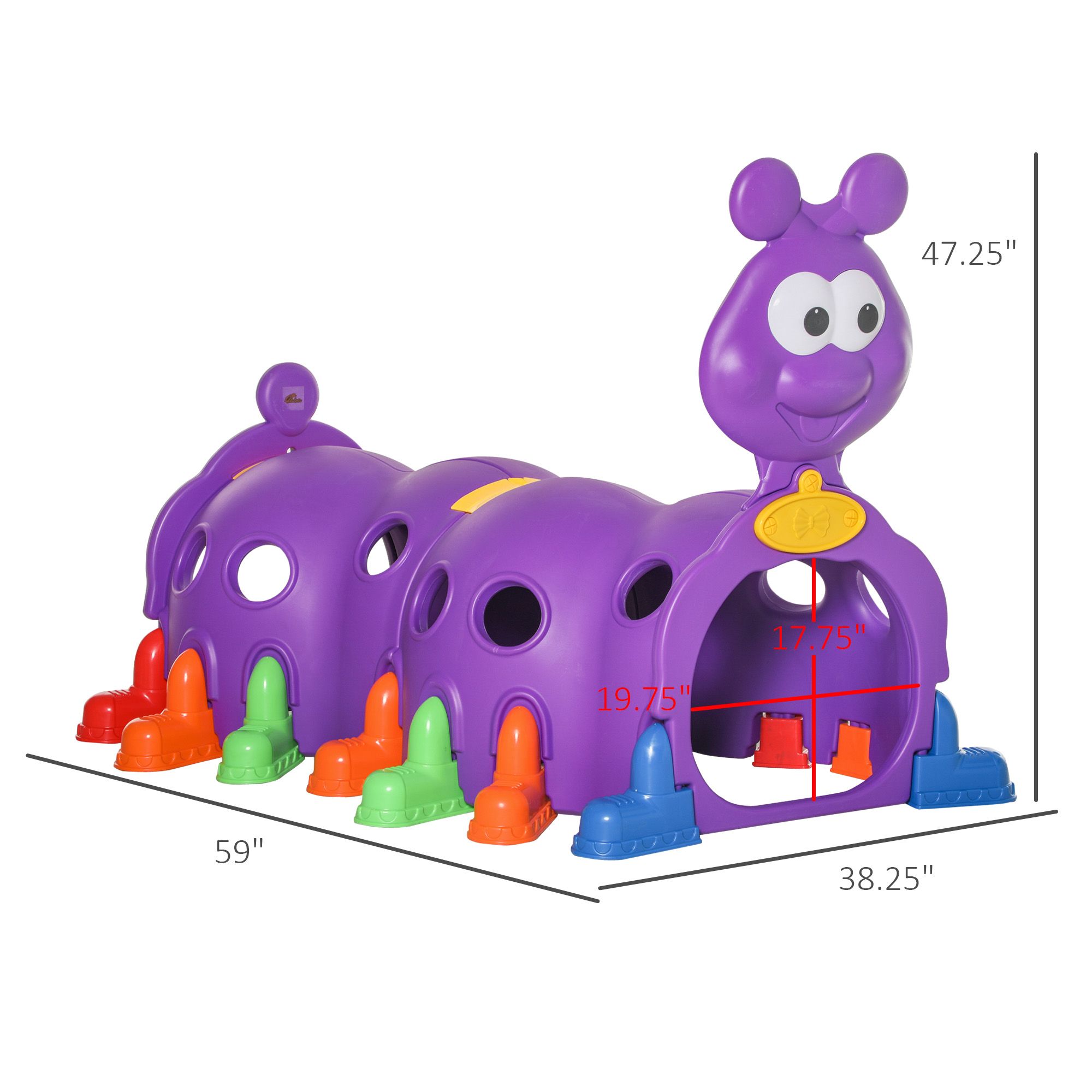 Kids Caterpillar Climbing Tunn - đánh giá và giá Kids Outdoor Tunnel