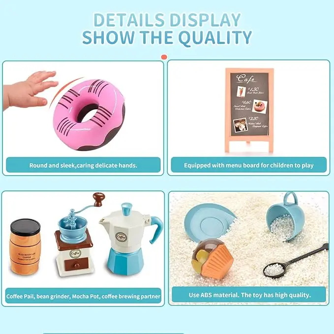 Pretend Play Simulation Coffee - đánh giá và giá Kids Outdoor Kitchen Diy