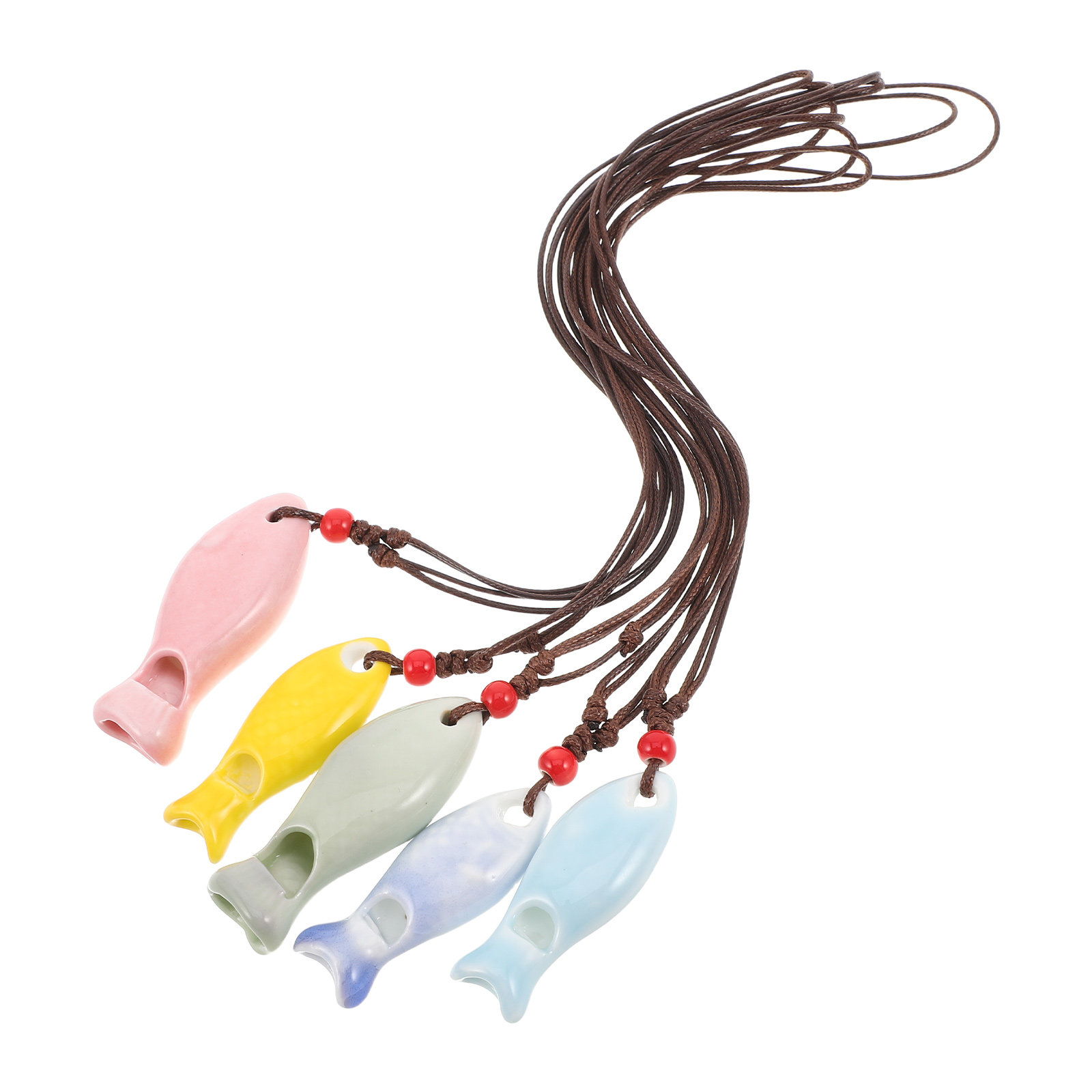 5Pcs Ceramic Fish Whistle Pend - đánh giá và giá Kids Outdoor Instruments