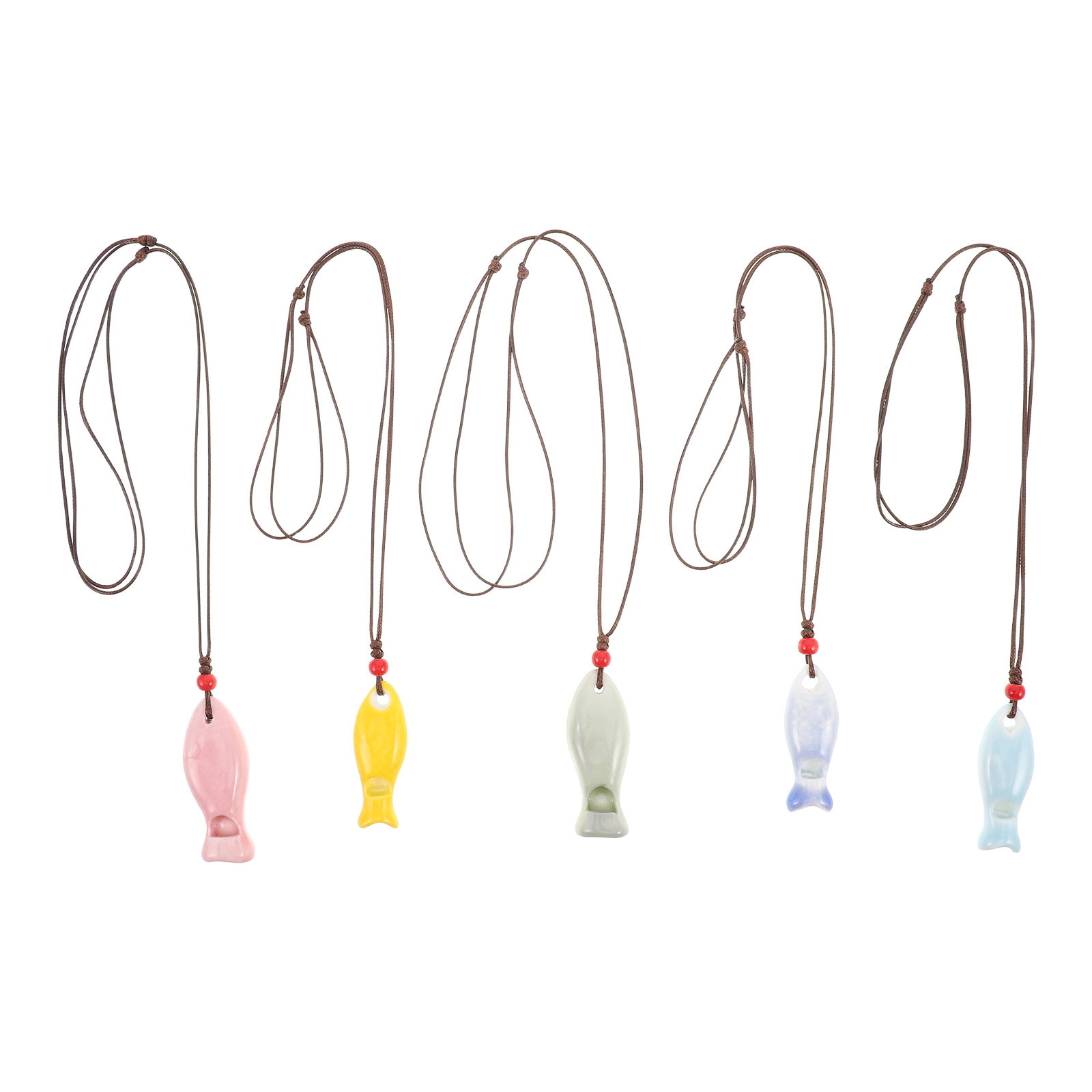 5Pcs Ceramic Fish Whistle Pend - đánh giá và giá Kids Outdoor Instruments