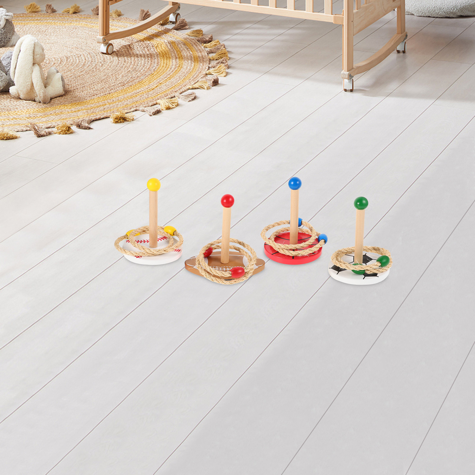 1Sets Elastic Rope Ring Toss G - đánh giá và giá Kids Outdoor Yard Equipment