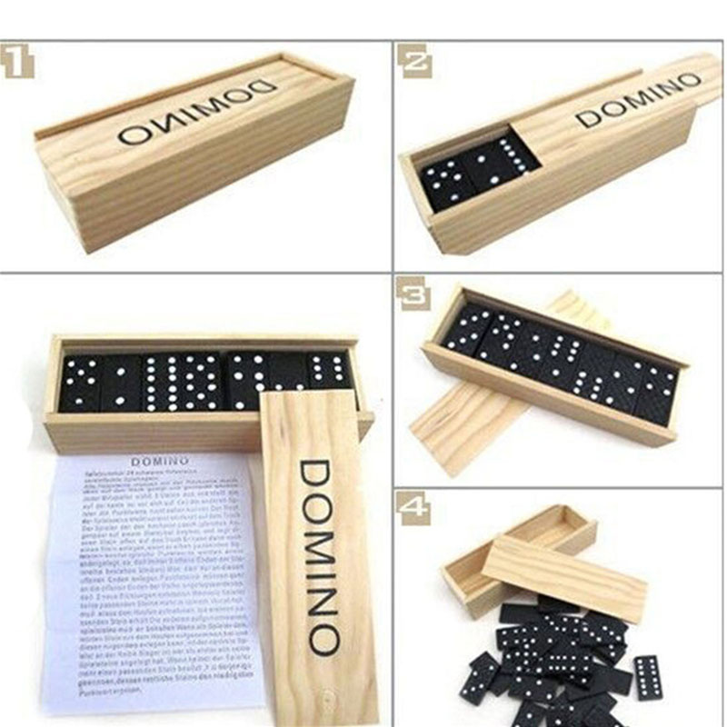 28pcs/Set Wooden Domino Board  - đánh giá và giá Kids Outdoor Bench Table