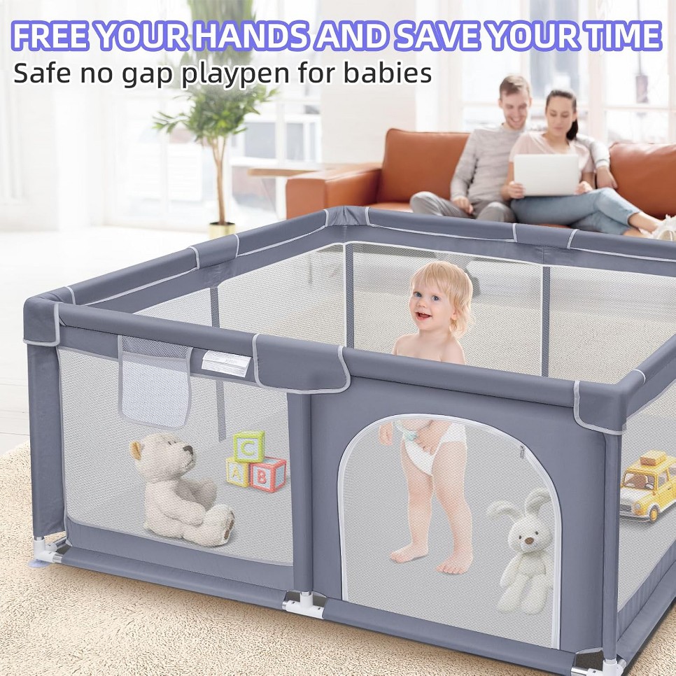 Baby Playpen, Extra Large Play - đánh giá và giá Kids Outdoor Playhouse
