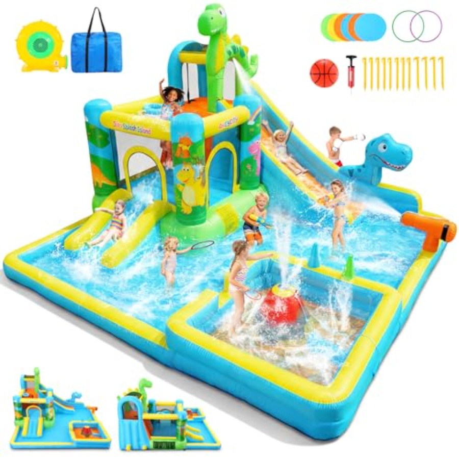 Outdoor backyard inflatable wa - đánh giá và giá Kids Outdoor Water Slide