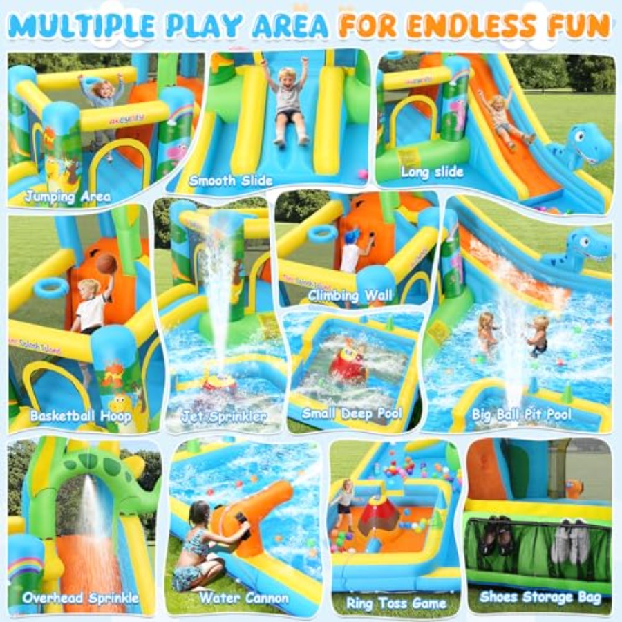 Outdoor backyard inflatable wa - đánh giá và giá Kids Outdoor Water Slide