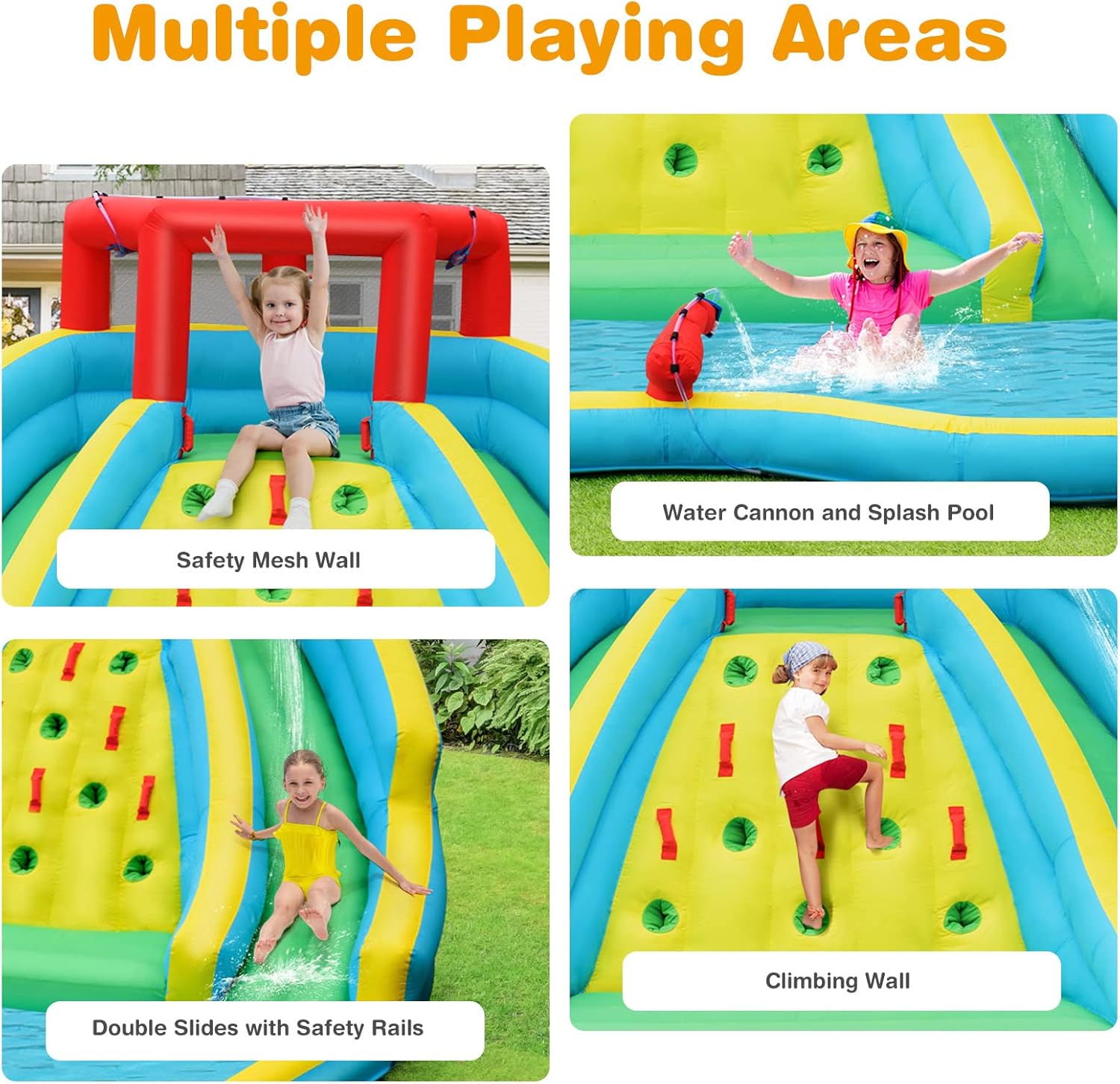 Giant Inflatable Water Slide f - đánh giá và giá Kids Outdoor Water Slide