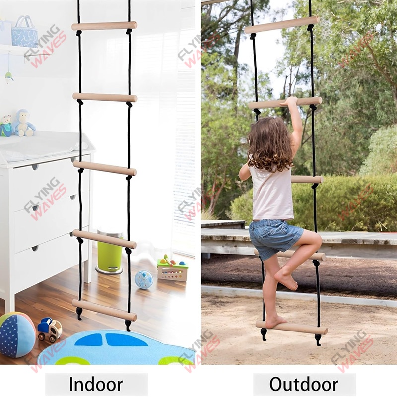Children Climbing Rope Ladder  - đánh giá và giá Kids Outdoor Climbing Structure