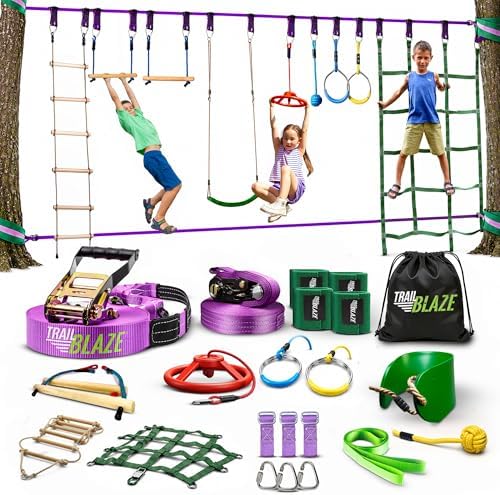 Obstacle Course for Kids - Out - đánh giá và giá Kids Outdoor Monkey Bars