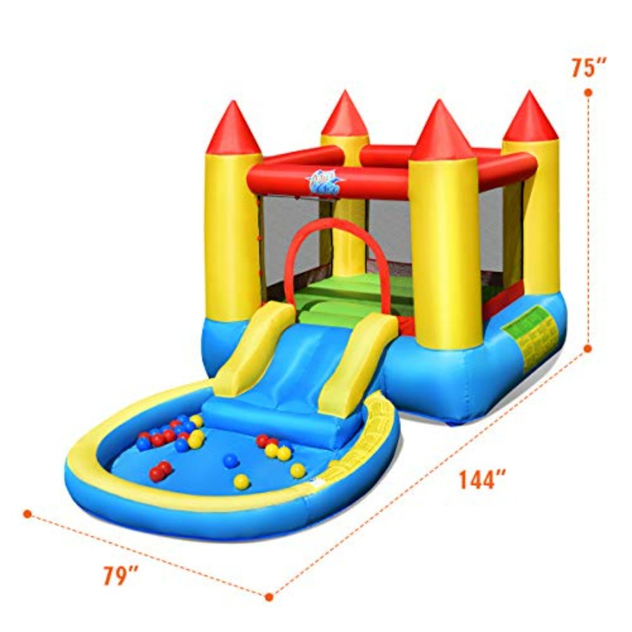 Outdoor backyard inflatable bo - đánh giá và giá Kids Outdoor Water Slide