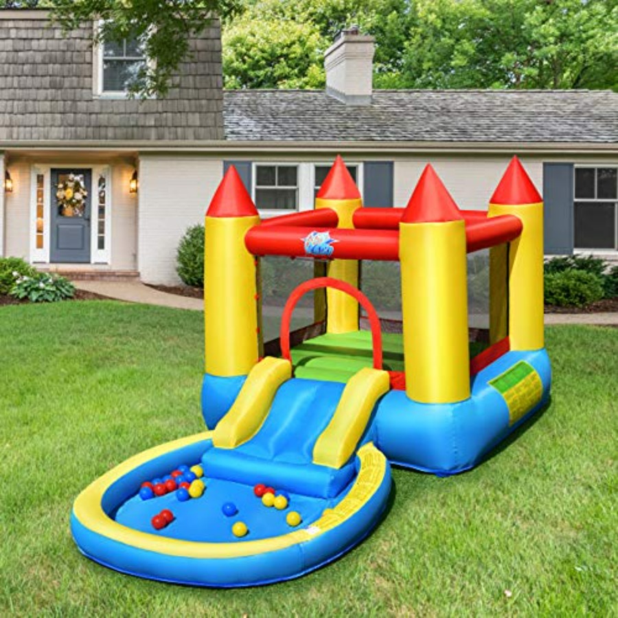 Outdoor backyard inflatable bo - đánh giá và giá Kids Outdoor Water Slide