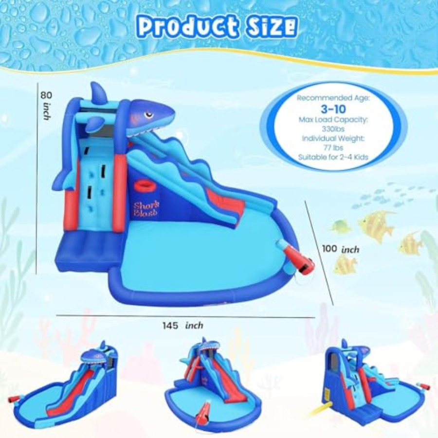 Outdoor/Indoor inflatable wate - đánh giá và giá Kids Outdoor Water Slide