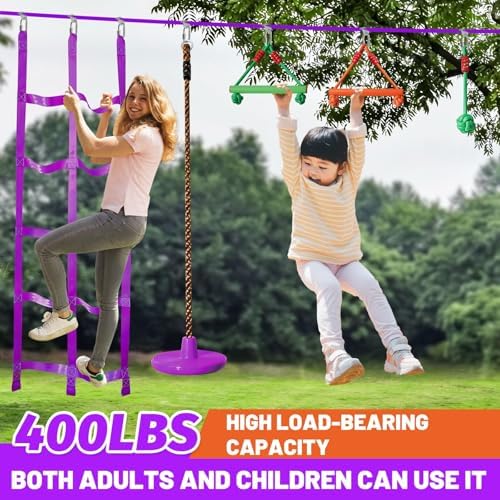 Obstacle Course for Kids-Slack - đánh giá và giá Kids Outdoor Monkey Bars