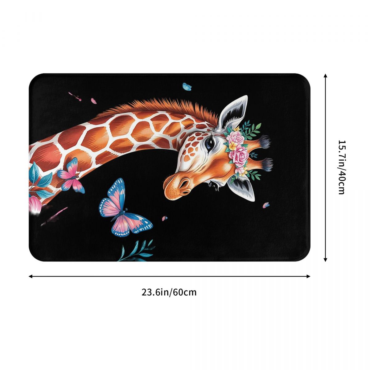 Cute Giraffe With Flowers I Ki - đánh giá và giá Kids Outdoor Floor Cushions