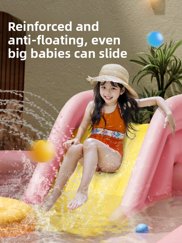 Inflatable Pool With Sunshade  - đánh giá và giá Kids Outdoor Water Slide