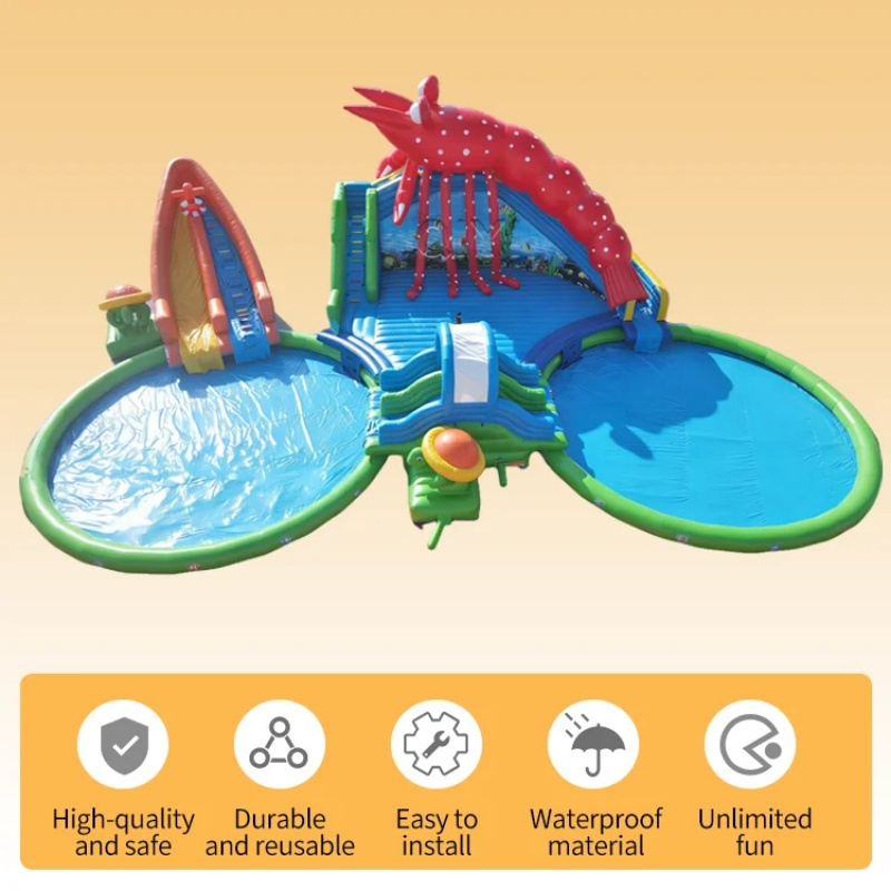 High Quality Commercial Grade  - đánh giá và giá Kids Outdoor Water Slide