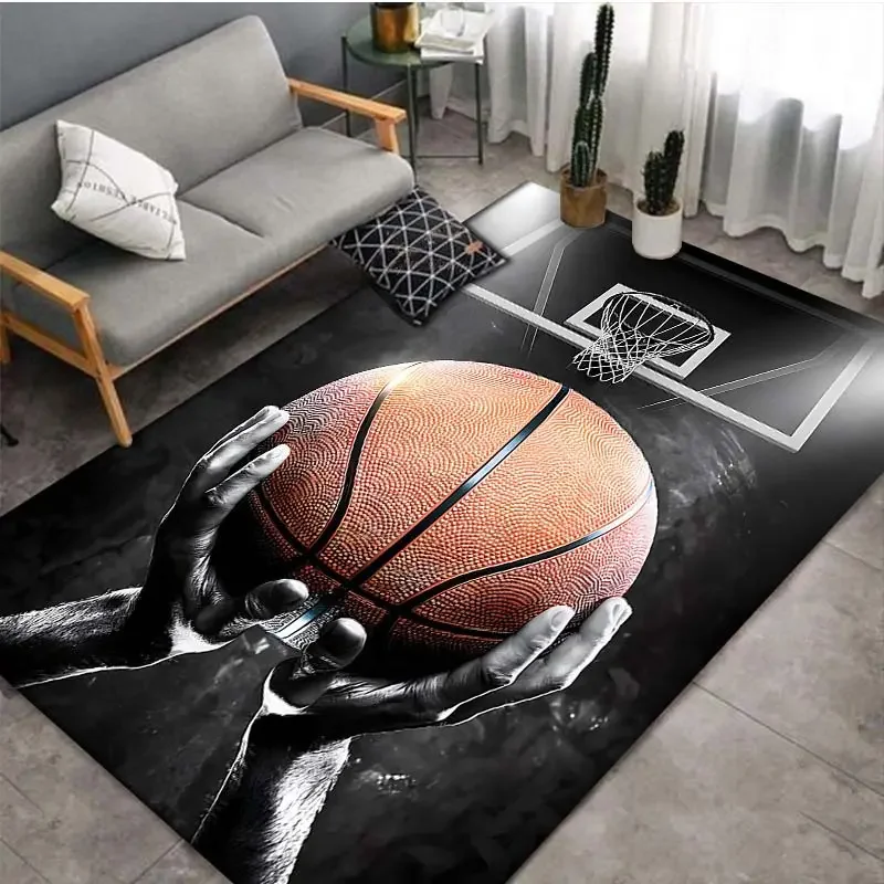 3D Basketball Area Rug Large,C - đánh giá và giá Kids Outdoor Kitchen Diy