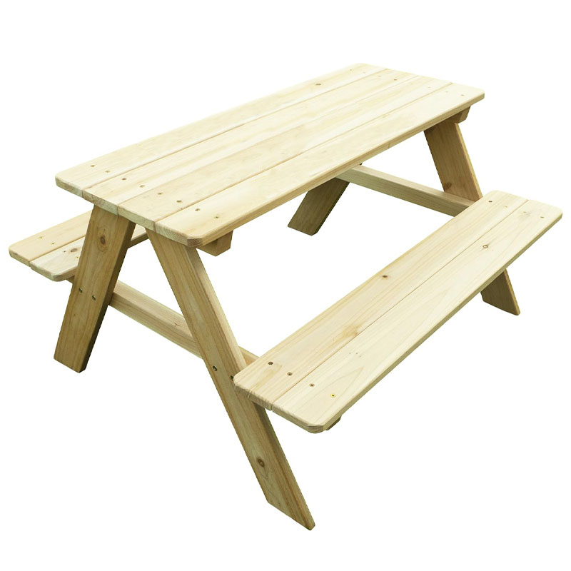 Outdoor Wooden Kids Picnic Tab - đánh giá và giá Kids Outdoor Bench Table