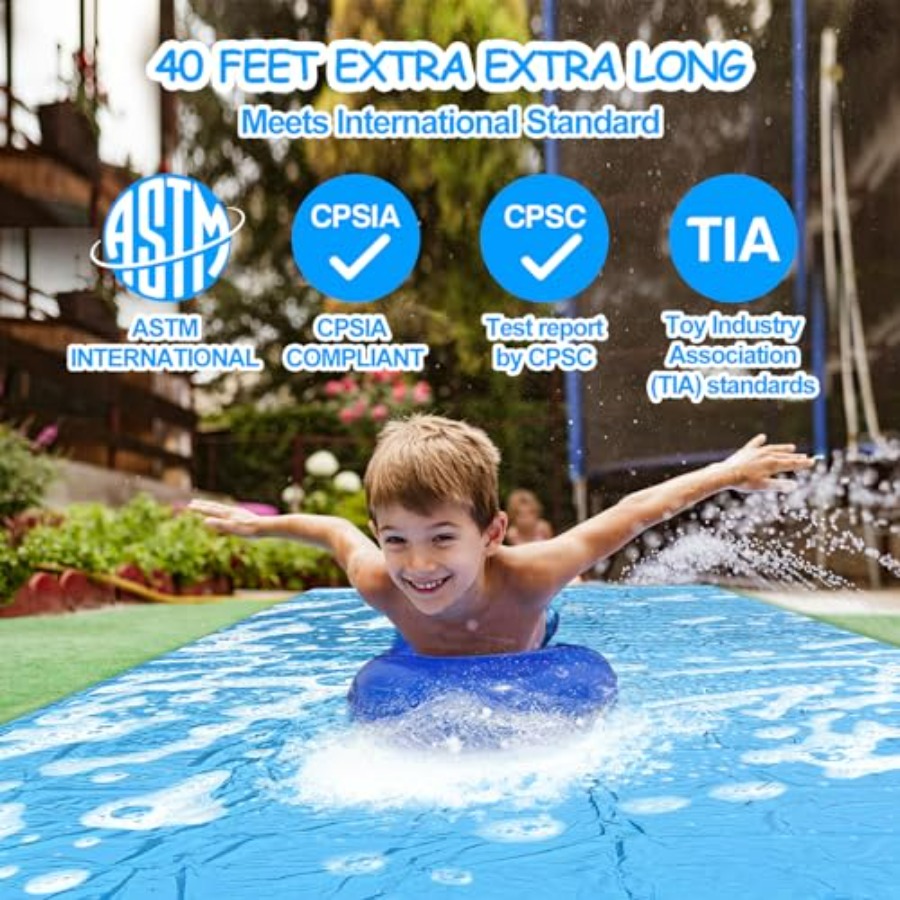 Backyard summer outdoor water  - đánh giá và giá Kids Outdoor Water Slide