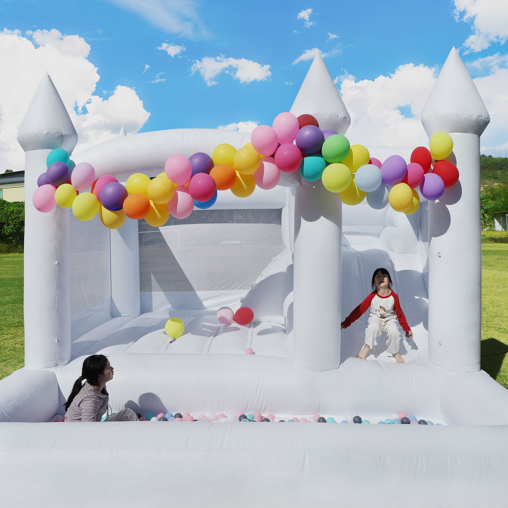 Bouncy Castle Bounce Houses Ju - đánh giá và giá Kids Outdoor Jump House