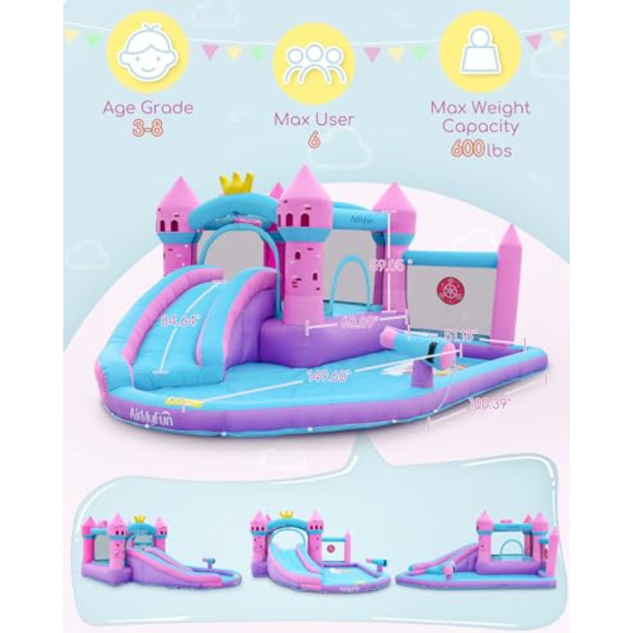 Backyard inflatable waterslide - đánh giá và giá Kids Outdoor Water Slide