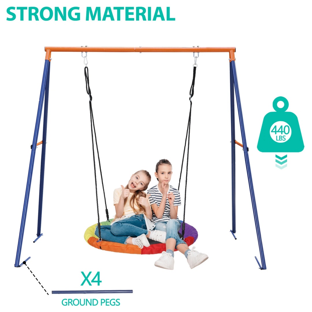 Swing Stand Frame Heavy Duty A - đánh giá và giá Kids Outdoor Furniture Set