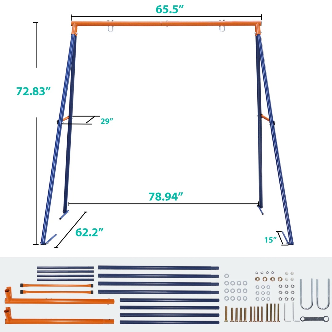 Swing Stand Frame Heavy Duty A - đánh giá và giá Kids Outdoor Furniture Set