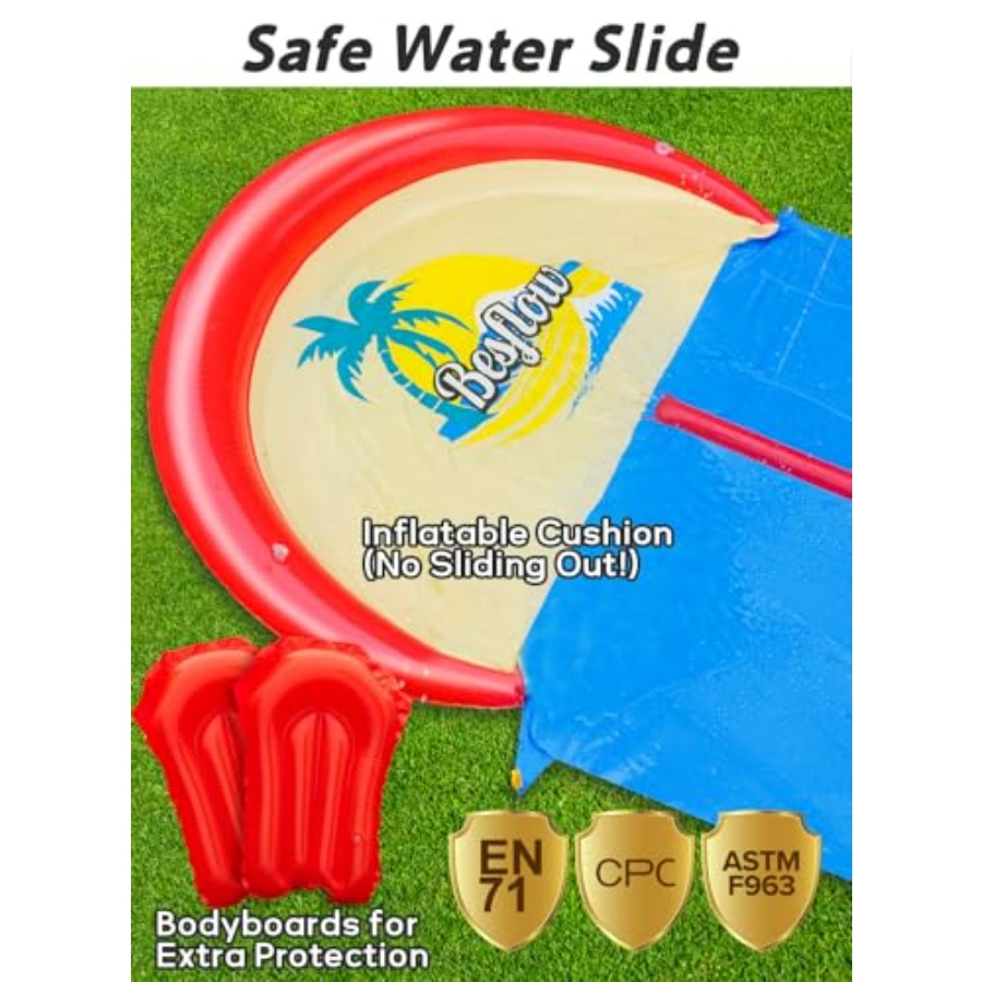 Outdoor backyard water slide f - đánh giá và giá Kids Outdoor Water Slide