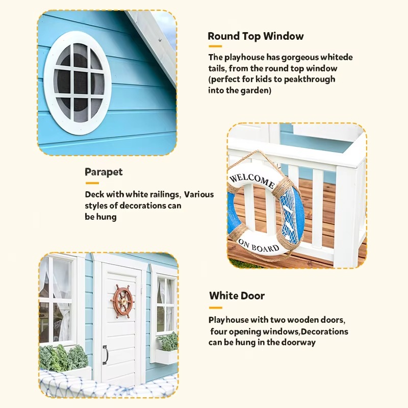 Outdoor Garden Cubby House Chi - đánh giá và giá Kids Outdoor Playhouse